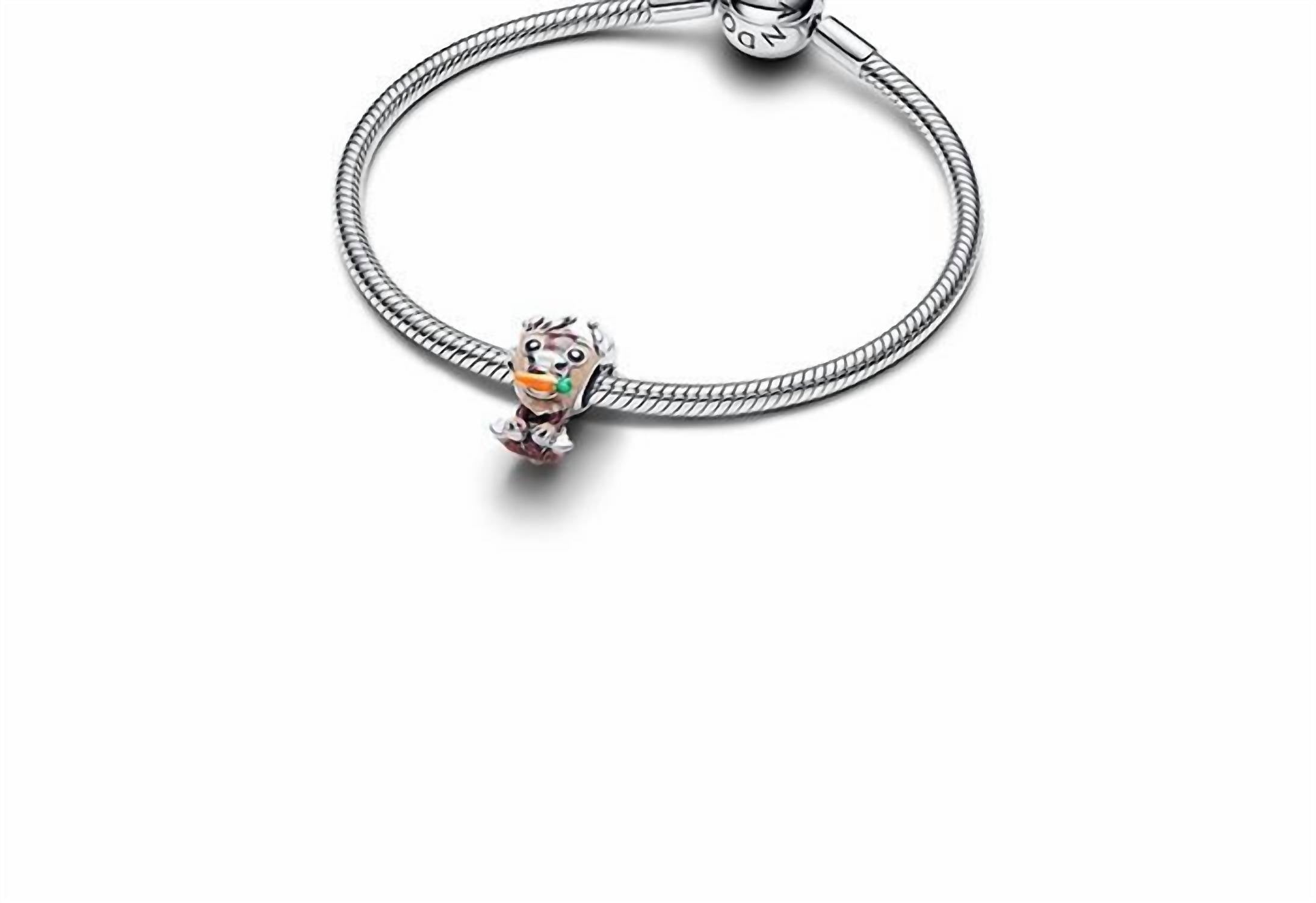 Pandora Disney Frozen Sven Charm in silver - women's jewelry - detail view