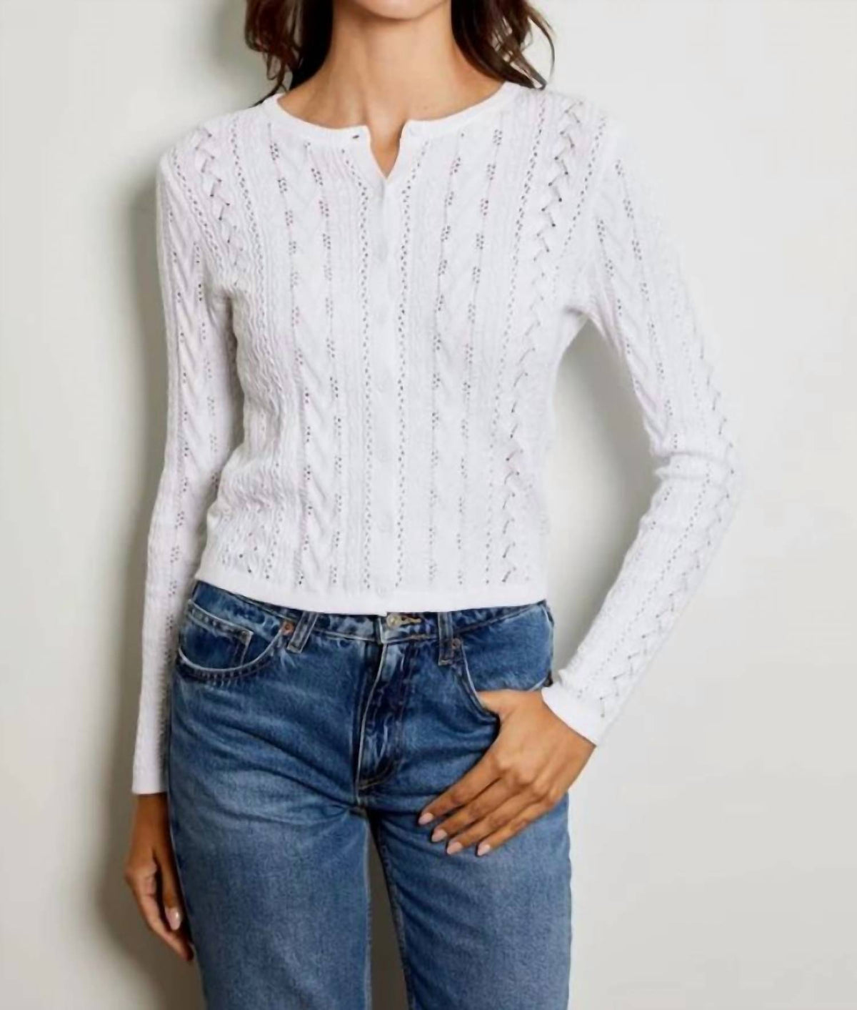 Design History - Lili Button Down Cardigan Sweater
