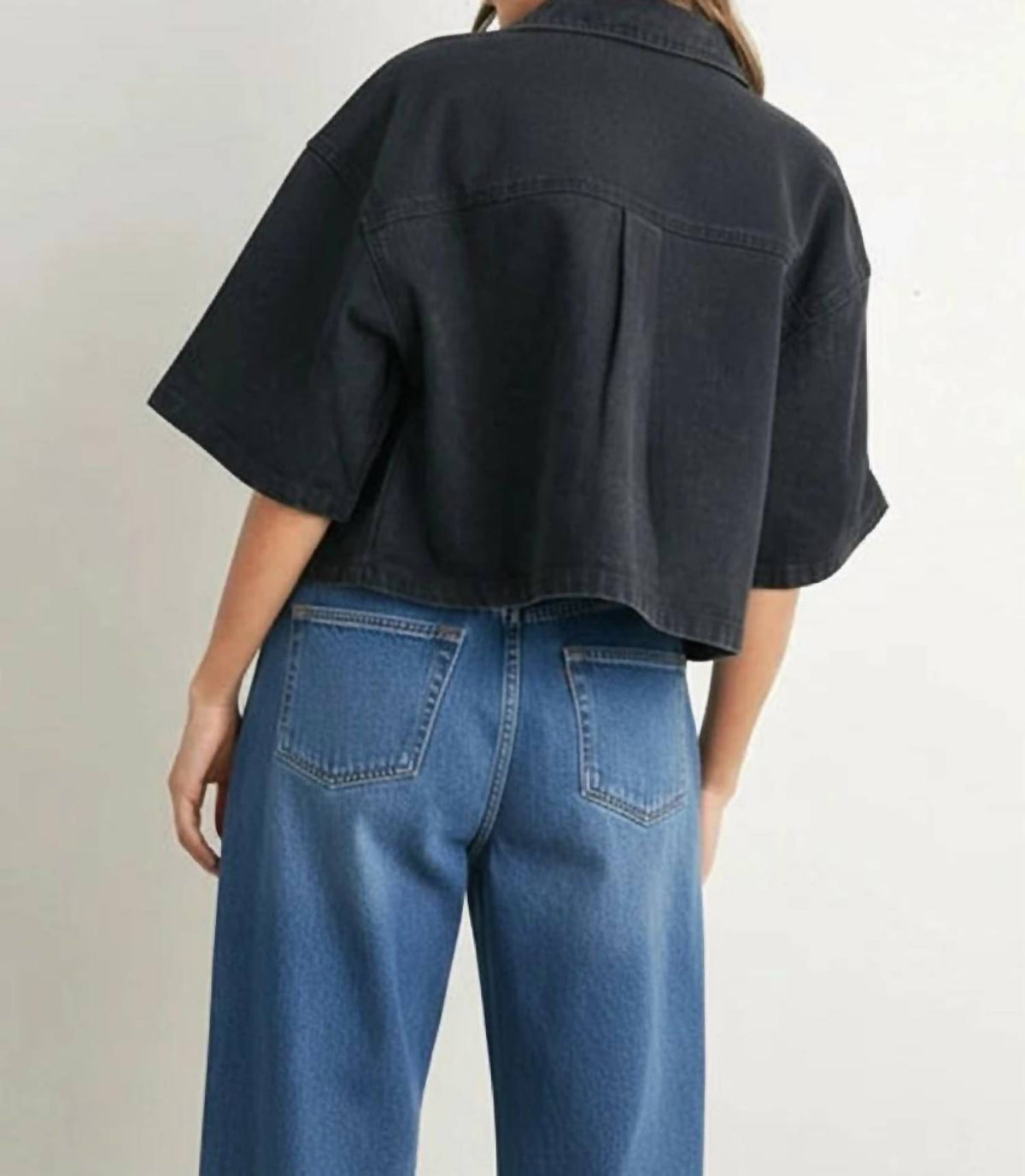 Buttermelon - Selina Button Front Cropped Jacket