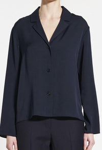 Theory - Lapel Collar Blouse