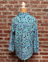 Multiples - Women's Ruffle V-neck Top