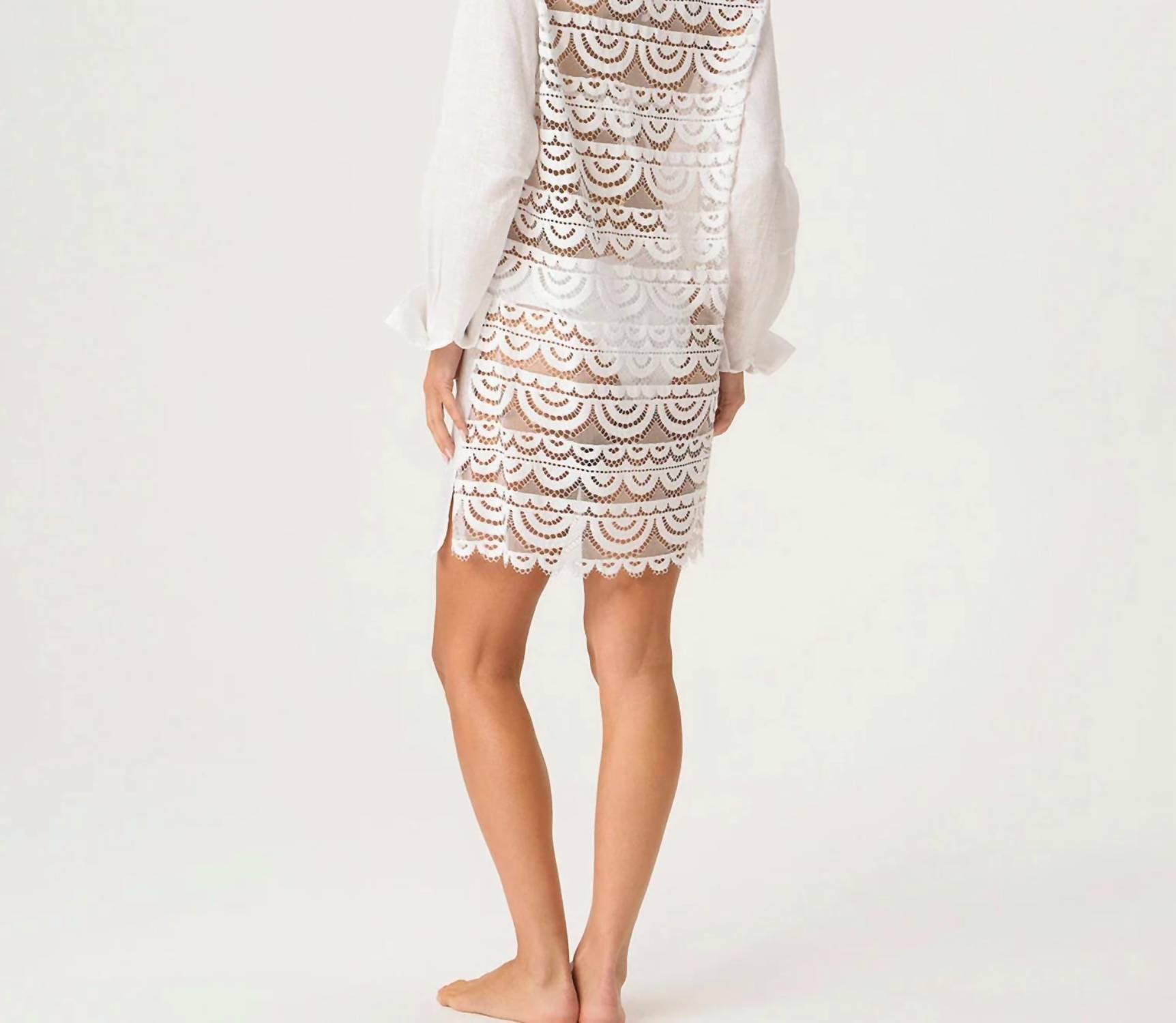 Pq Swim - Lace Millie Tie Cover‑up Tunic