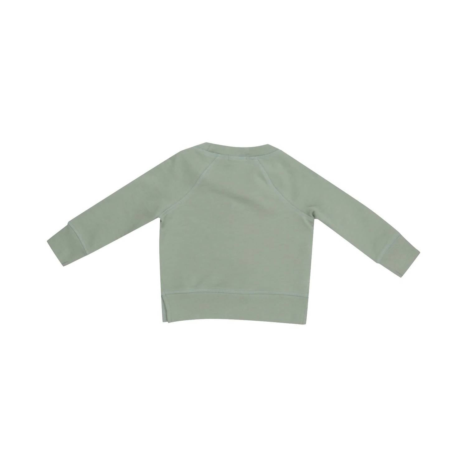 ANGEL DEAR French Terry Raglan And Jogger Set in desert sage - kids' sleepwear - alternate view