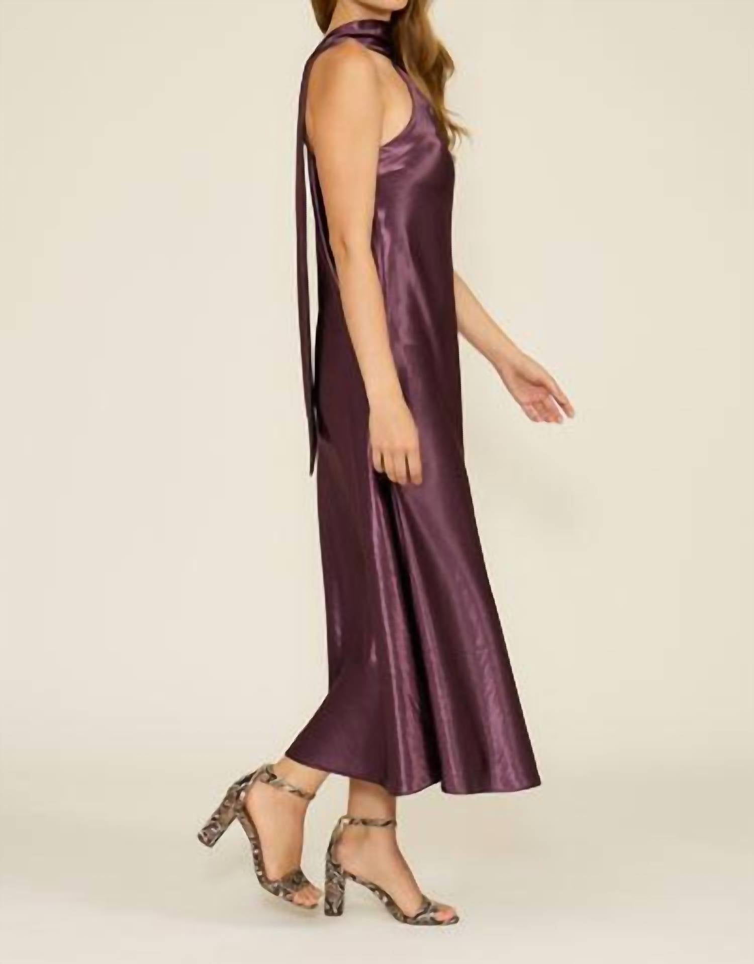 Lucy Paris - Hunter Maxi Scarf Dress