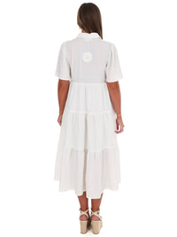 In February - Follow Your Arrow Button Down Midi Dress