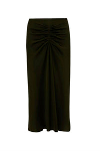 Victoria Beckham - Gathered Waist Midi Skirt
