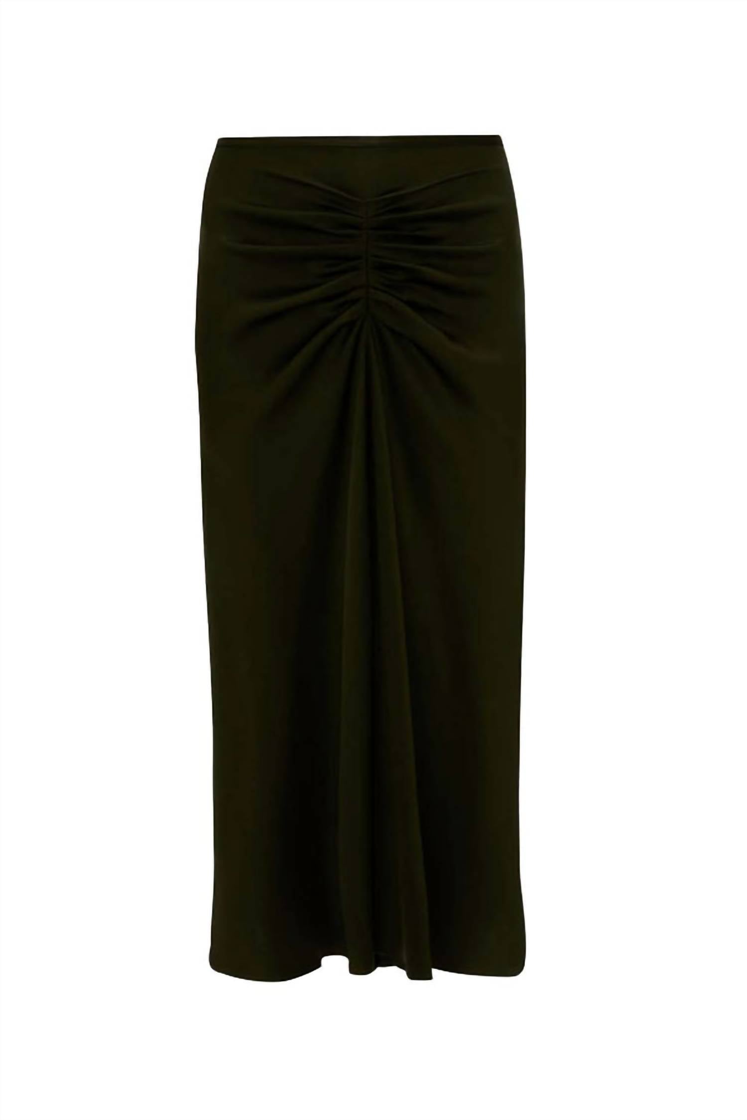 Victoria Beckham - Gathered Waist Midi Skirt