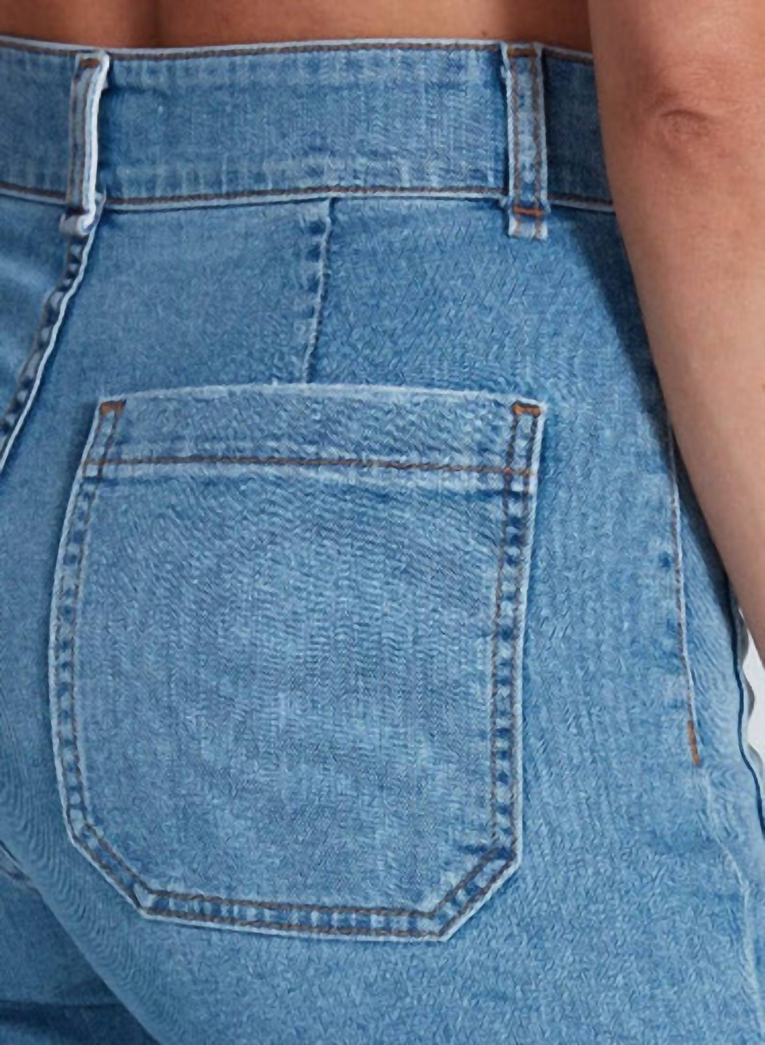 Askk Ny - Cropped Sailor Jeans
