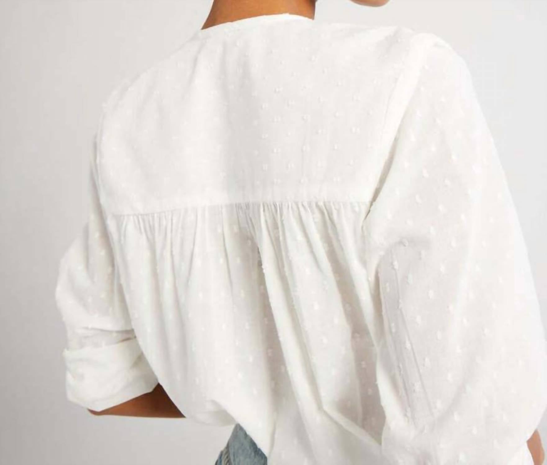 Mille - Florian Swiss Dot Top