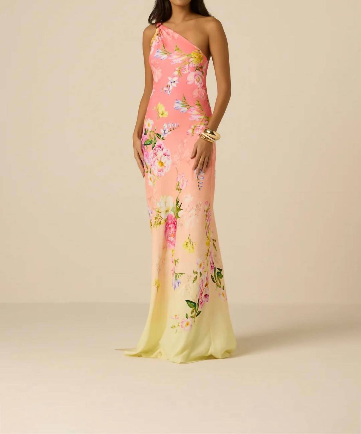 Hemant & Nandita - Avya One Shoulder Sash Dress