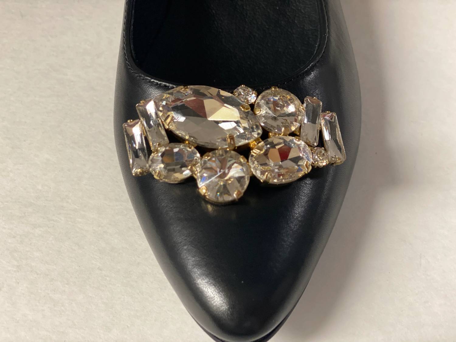 Ovil - Women's Annie Rhinestone Flower Flats