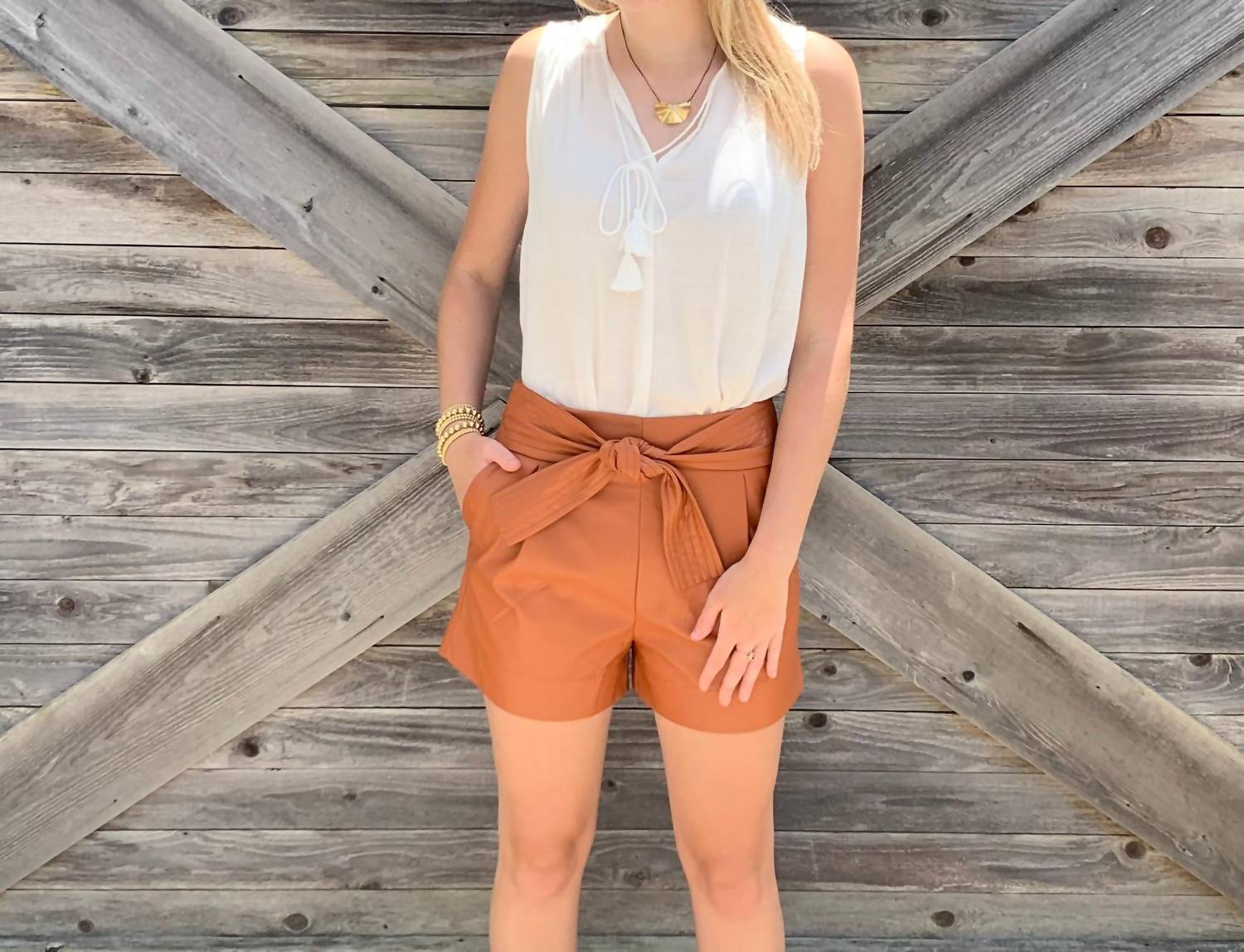 Pixie Vegan Leather Shorts
