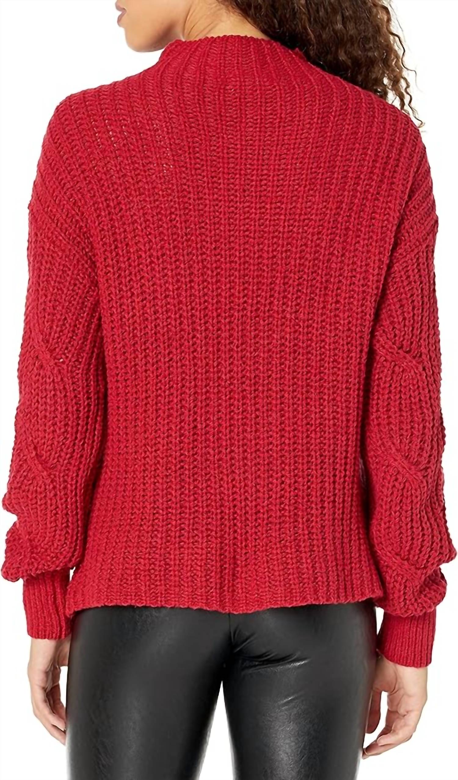 Tribal - Mock Neck Boucle Sweater