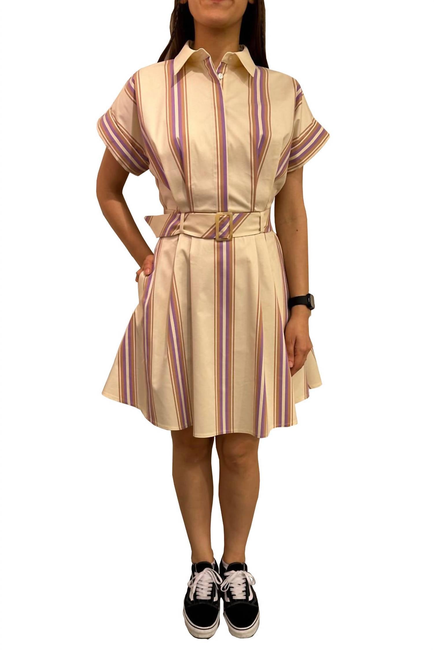 EXQUISE Kianna Mini Dress in multi color - women's dress