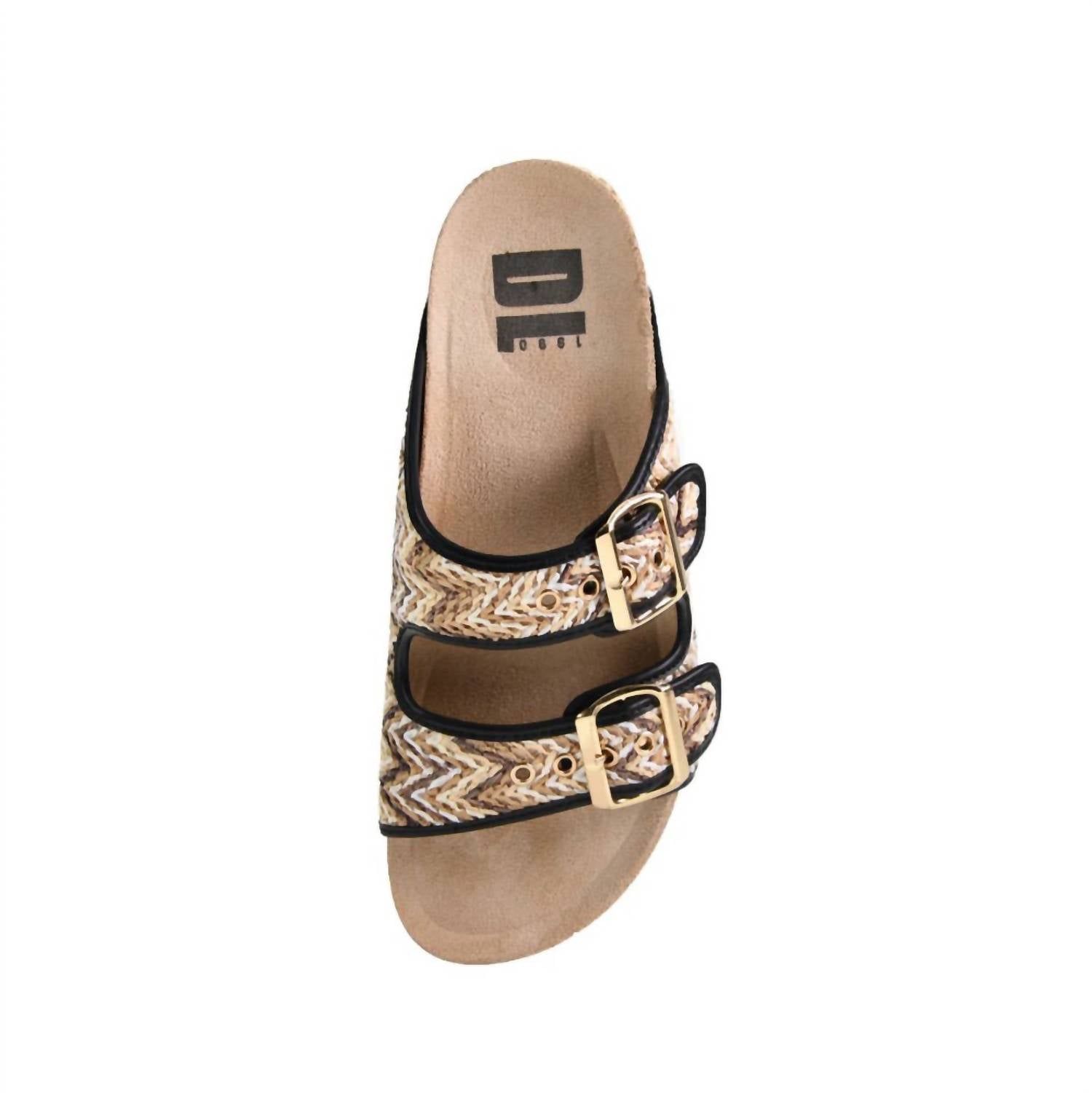 CHINESE LAUNDRY Women's Pueblo Raffia Sandals in natural multi - women's sandal - alternate view
