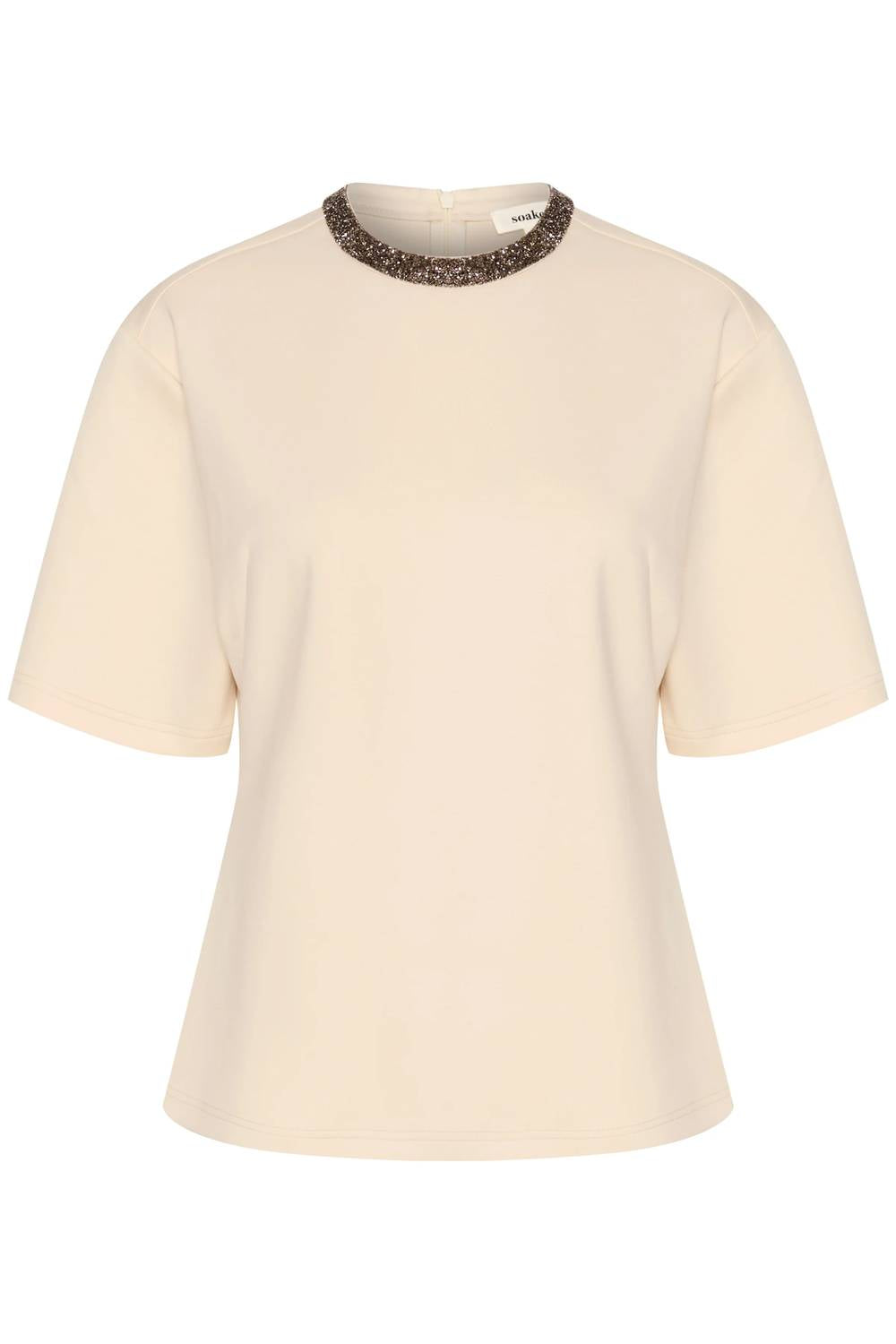 Soaked In Luxury - Magana Glitter Short Sleeves Blouse