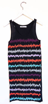 Replica Los Angeles - Women's Electric Stripe Tank Mini Dress