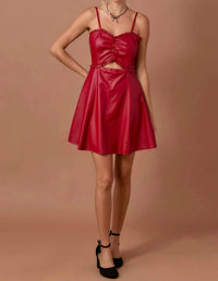 Baby Pink - Cutout Mini Dress
