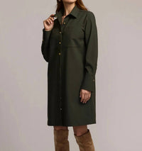 Hinson Wu - Astrid Long Sleeve Traveler's Twill Mini Dress