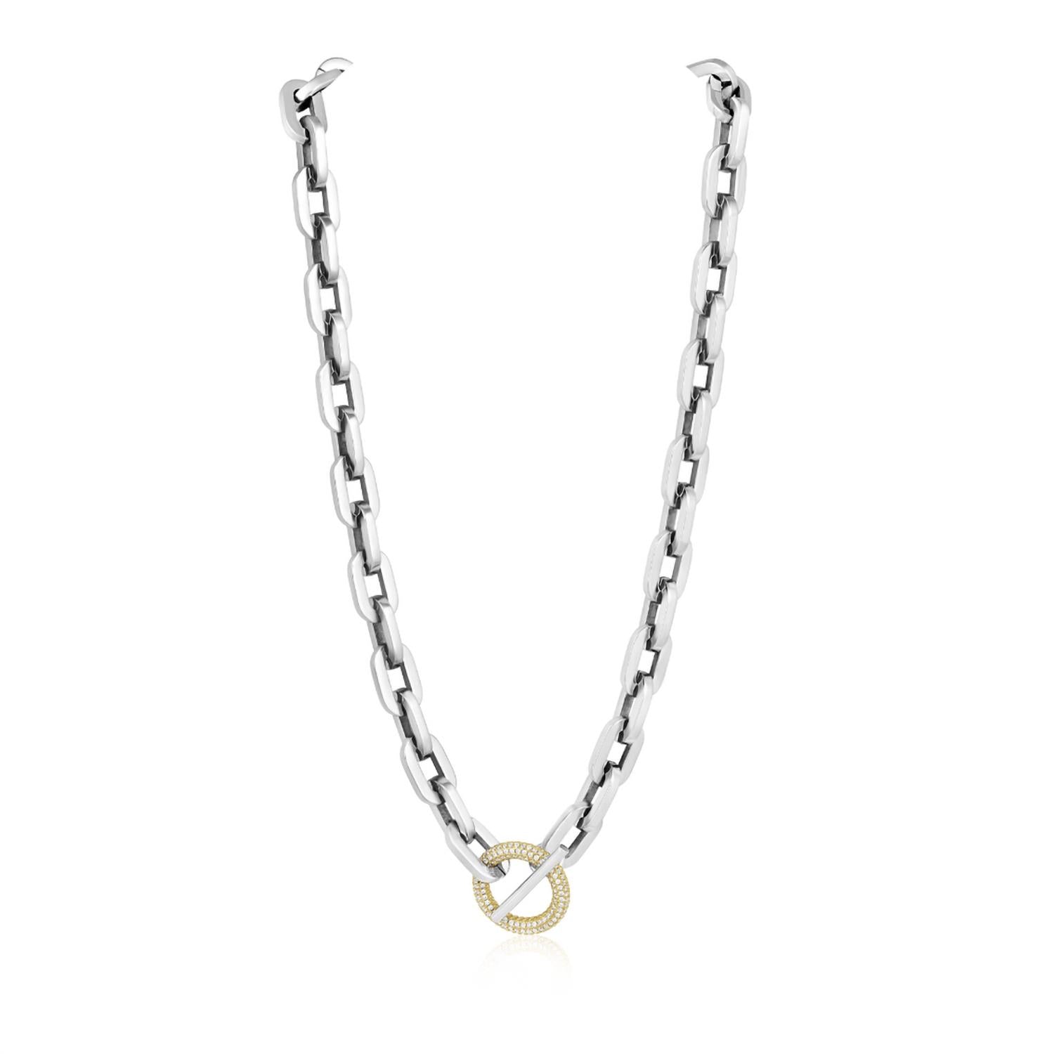 Sahira - Women's Rory Link Chain Toggle Necklace