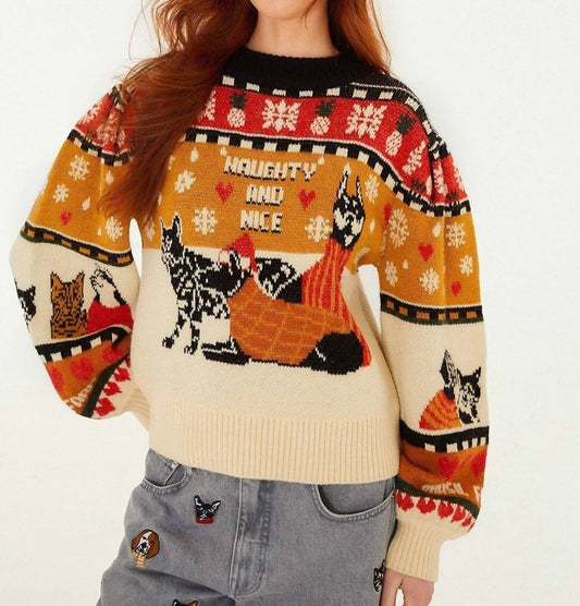 Farm Rio - Naughty Nice Sweater