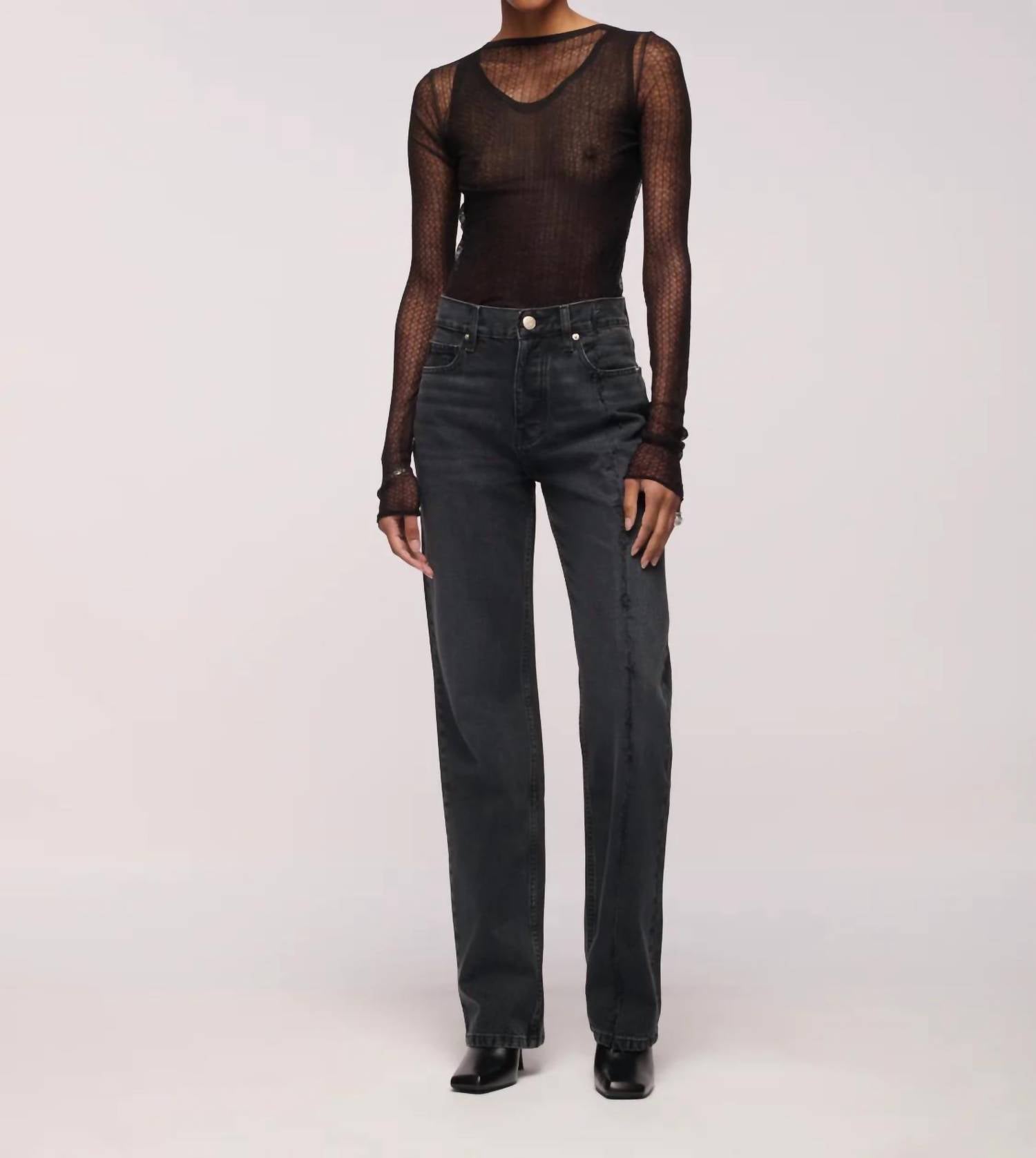 Dala - Alley Linear Repair Jeans