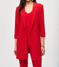 Joseph Ribkoff - Knit Long Blazer