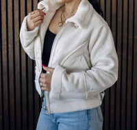 Hyfve - Xenna Suede & Sherpa Jacket