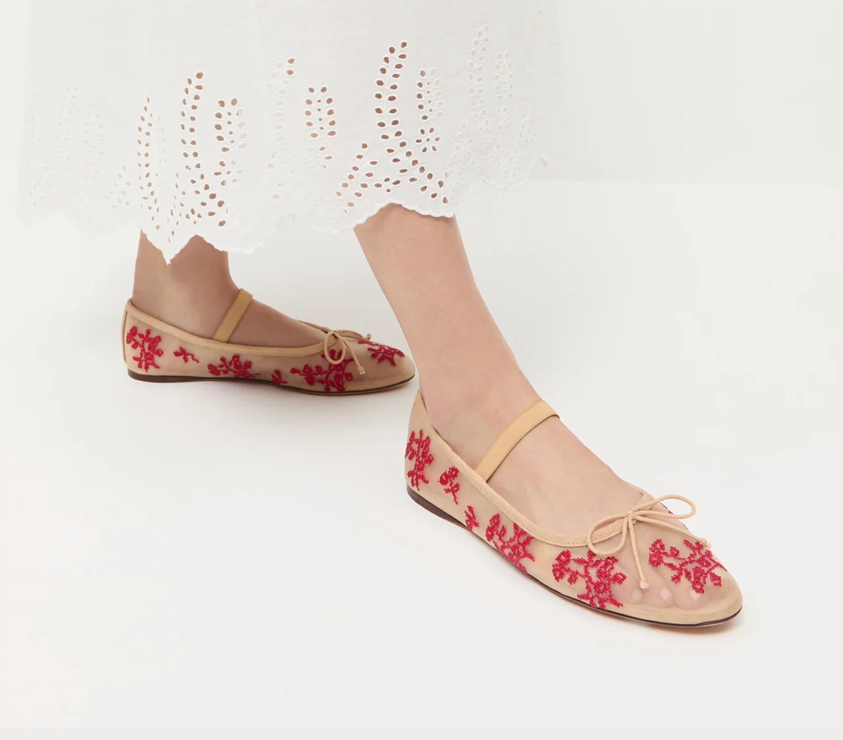Loeffler Randall - Women Leonie Embellished Ballet Flats