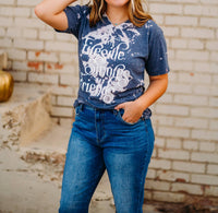 Southern Bliss - Fireside and Friends Bomba V-Neck Tee