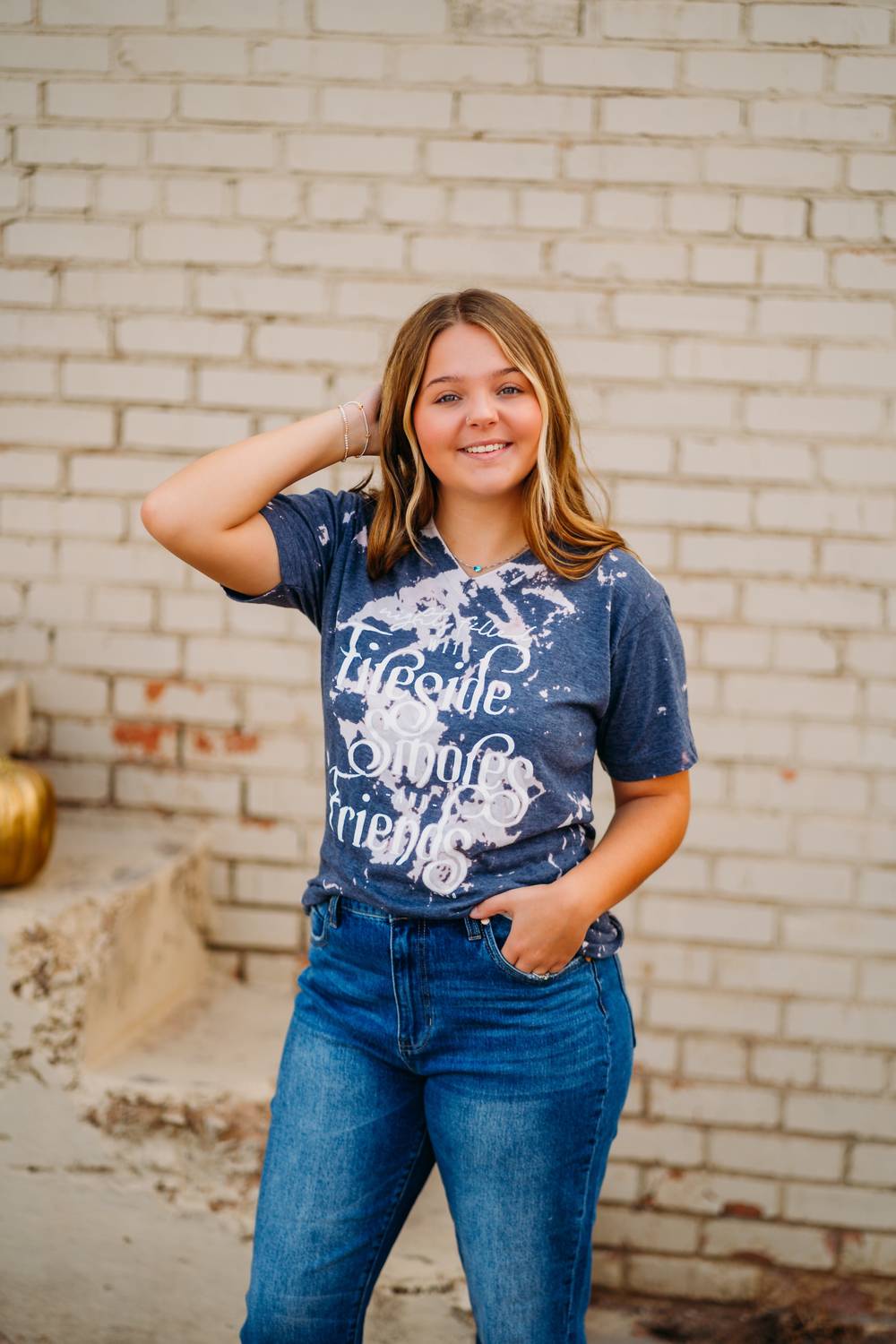 Southern Bliss - Fireside and Friends Bomba V-Neck Tee