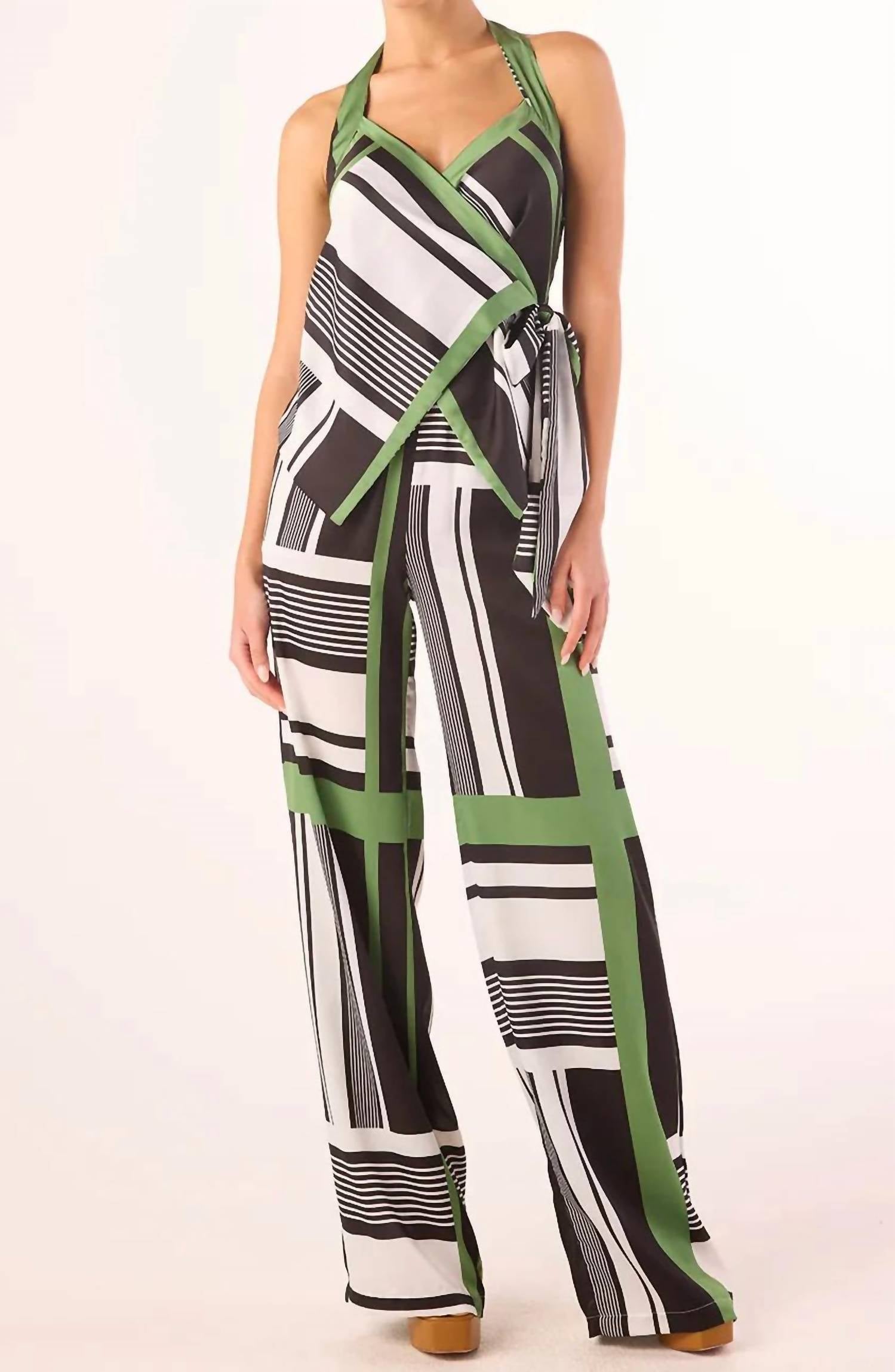 Misa Los Angeles - Ione Halter Wrap Top