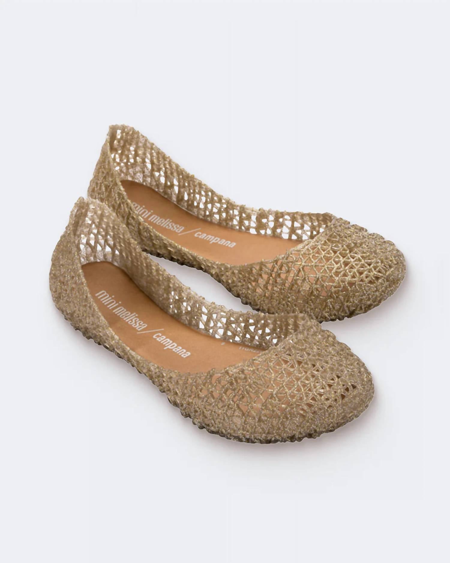 Mini Melissa - Girl's Campana Papel Flat