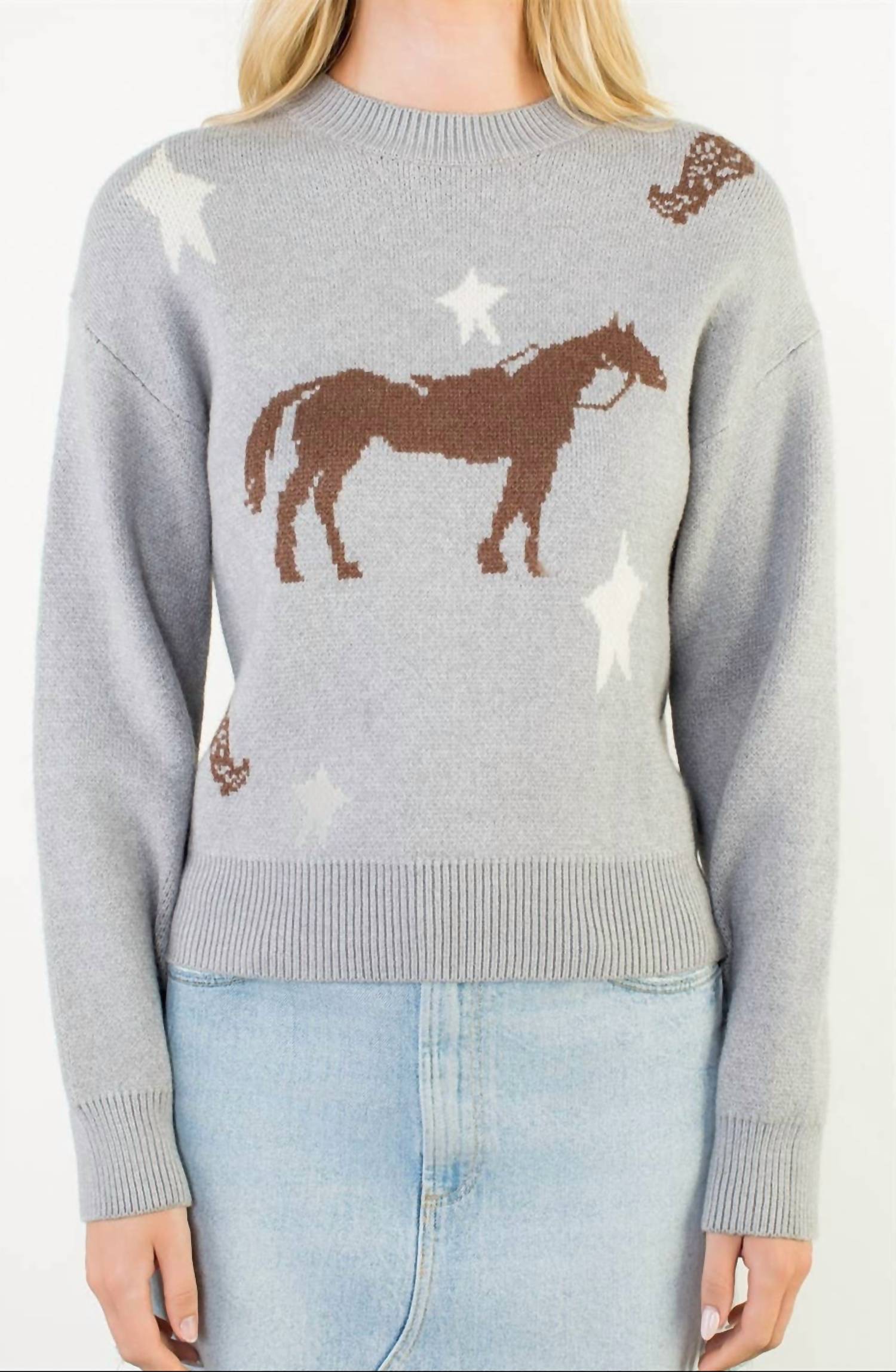 Thml - Horse And Star Knit Sweater