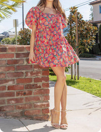 Strut & Bolt - Poppy Asymmetric Floral Sundress
