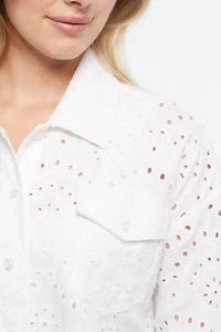 Tribal - Elaine Eyelet Shacket