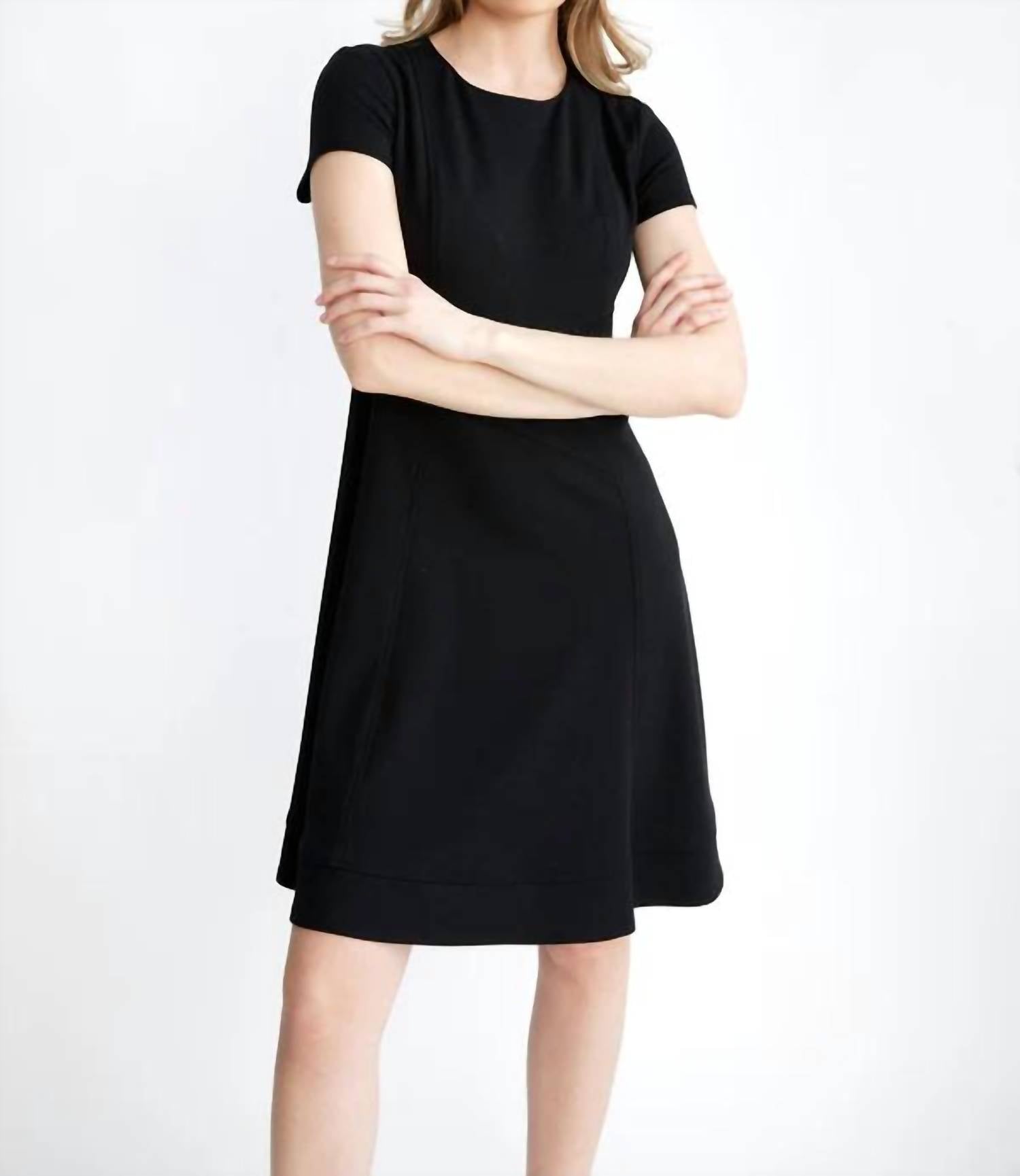 Joseph Ribkoff - Short Sleeve Fit & Flare Dress