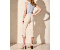 Tribal - Flatten It Pull On Slit Hem Capri