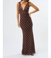 Blue Blush - Dots To The Maxi Dress