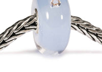 Trollbeads Women's Baby Boy Glass Bead Charm in silver - women's jewelry - detail view