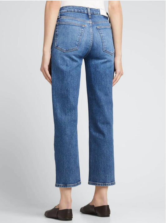 Re/Done - 70s Mid Rise Stove Pipe Jeans