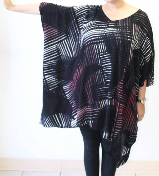 Modesce - Hand Painted Katie Poncho Tunic