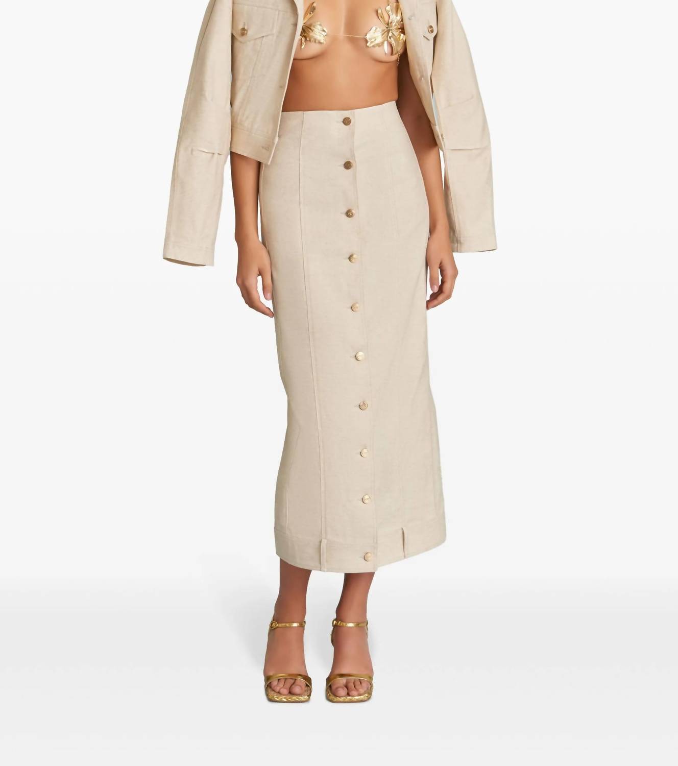 Cult Gaia - Lua Midi Skirt