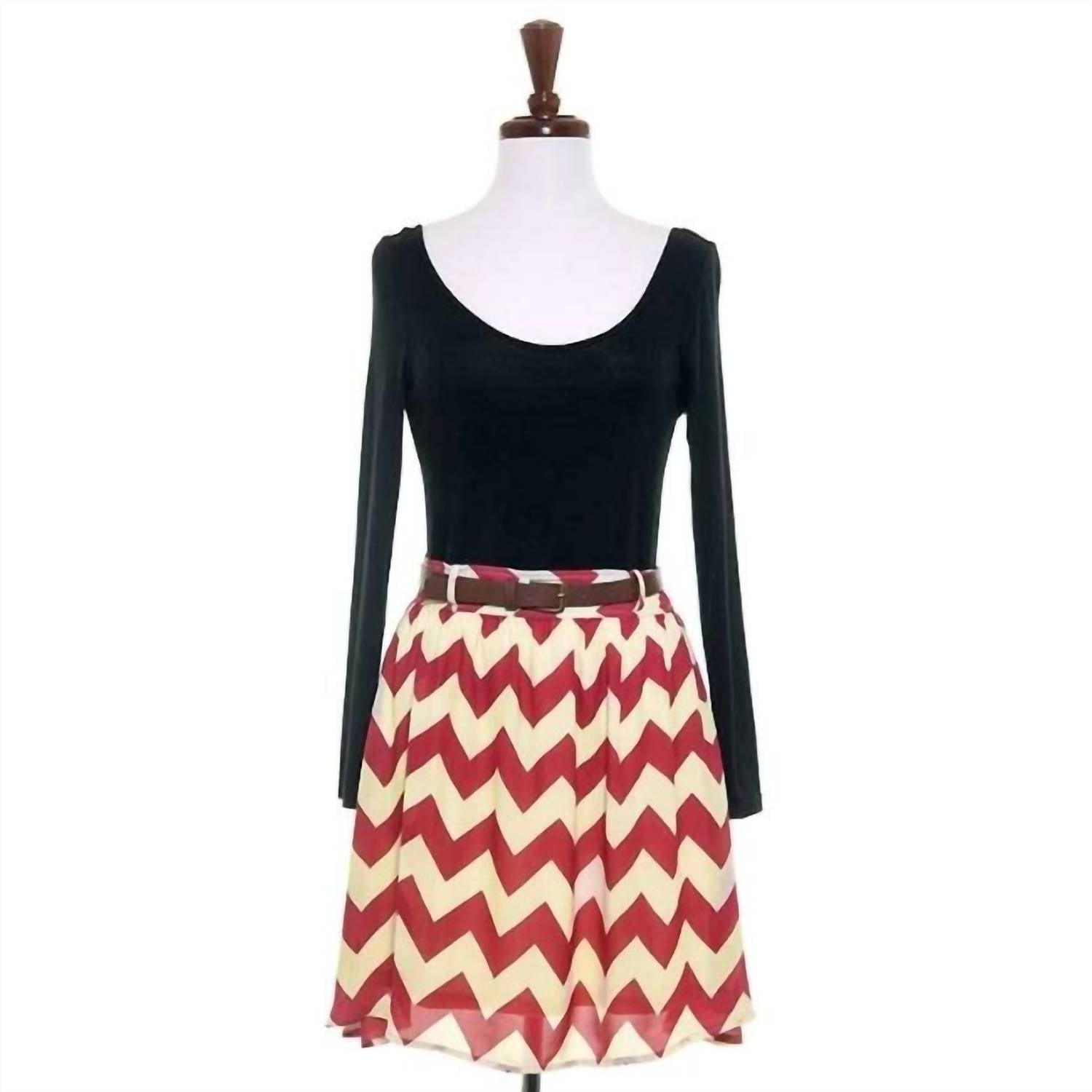 Double Zero - Women's Chevron Dress