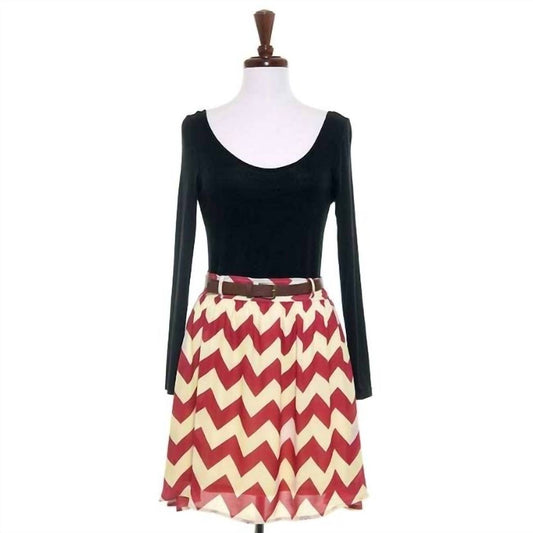 Double Zero - Women's Chevron Dress