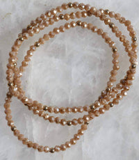 Erin Gray - Women's Beaded Crystal Bracelets Set