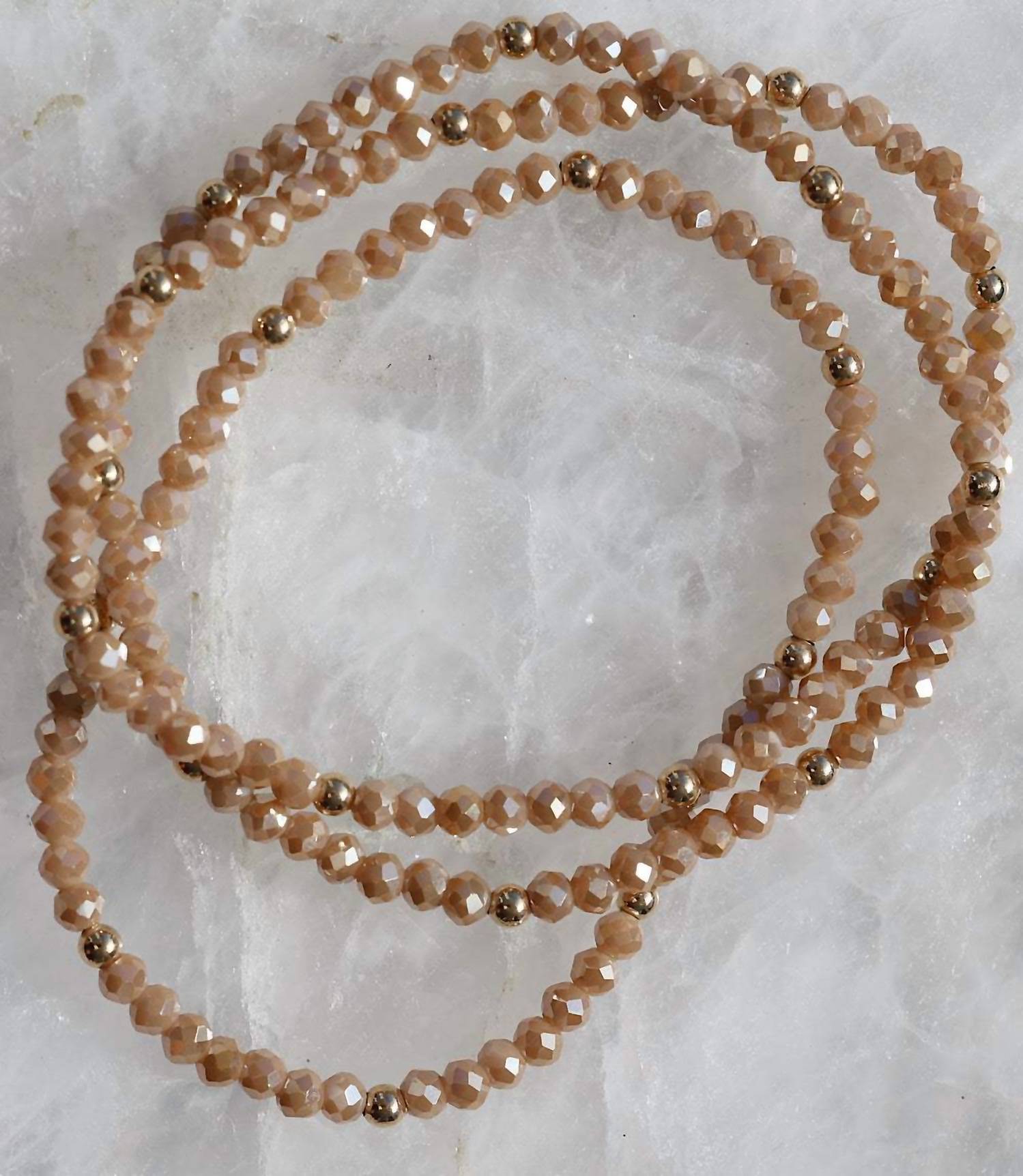 Erin Gray - Women's Beaded Crystal Bracelets Set