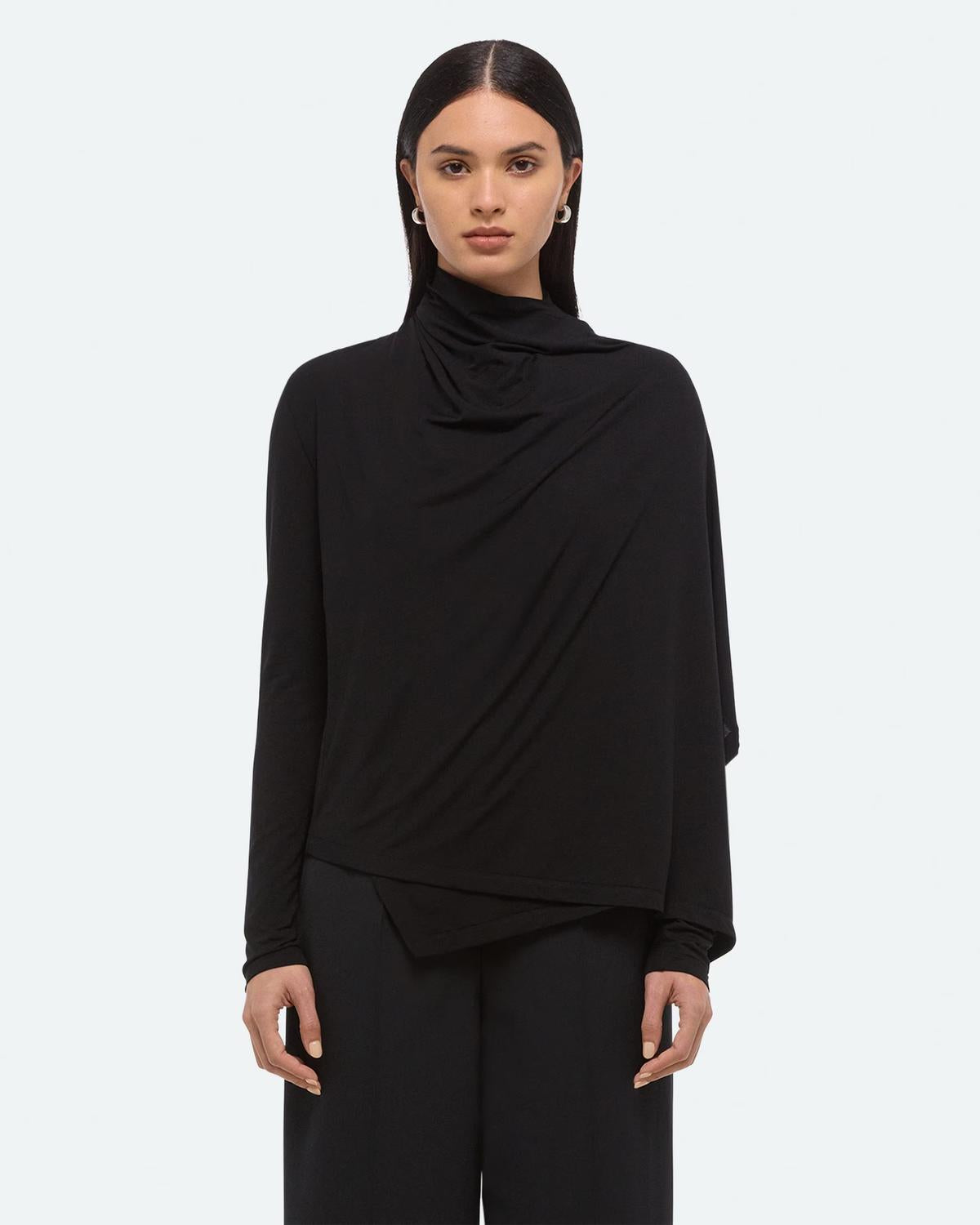 Helmut Lang - Scarf Long Sleeve Top