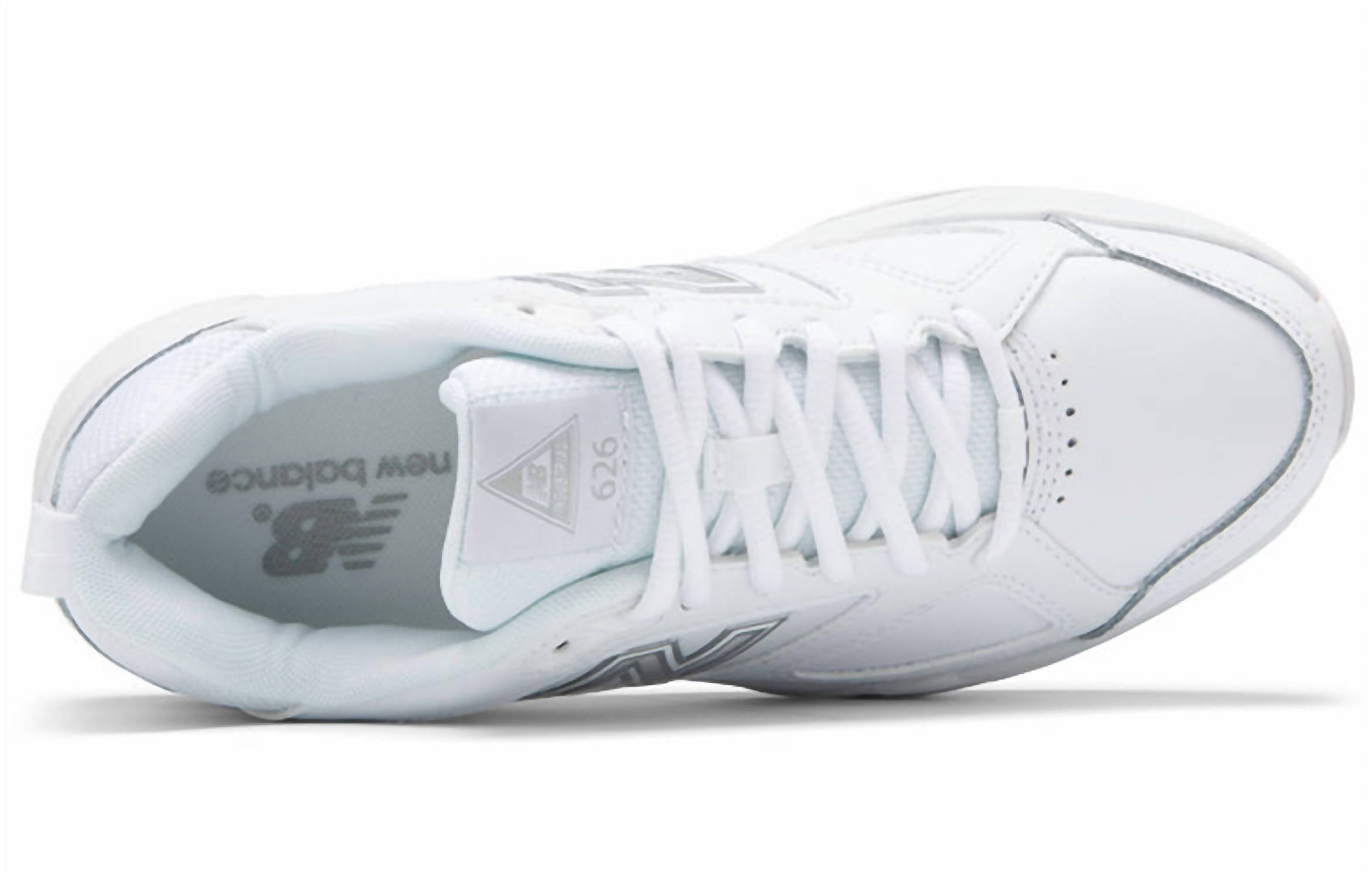 New Balance Women's Slip Resistant 626 V2 Industrial Shoe in white - women's sneaker - detail view