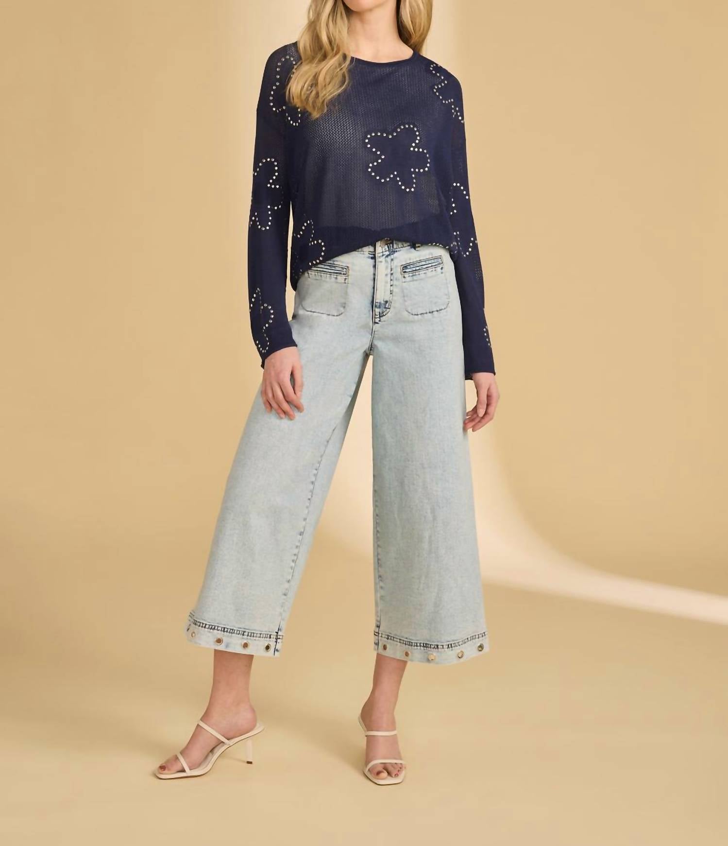 Fdj - Fine Gauge Embellished Sweater
